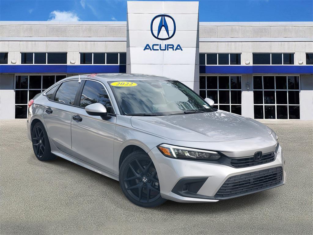 used 2022 Honda Civic car, priced at $17,288