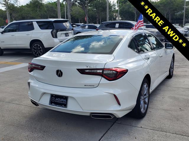 used 2022 Acura TLX car, priced at $26,888