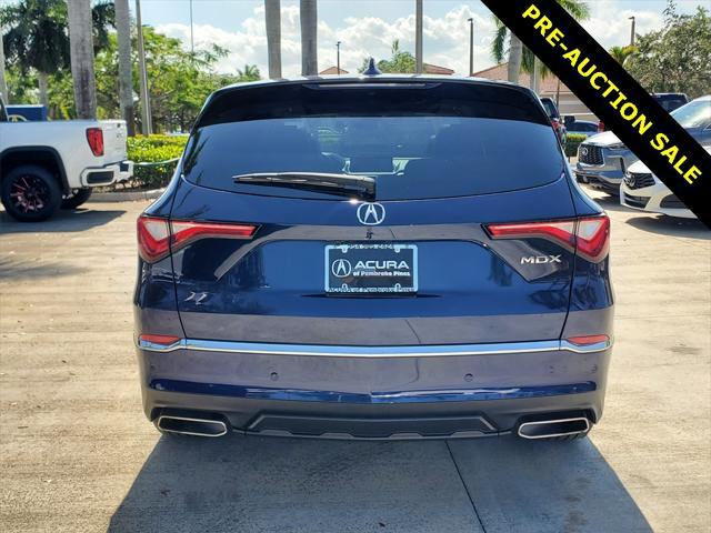 used 2024 Acura MDX car, priced at $46,488