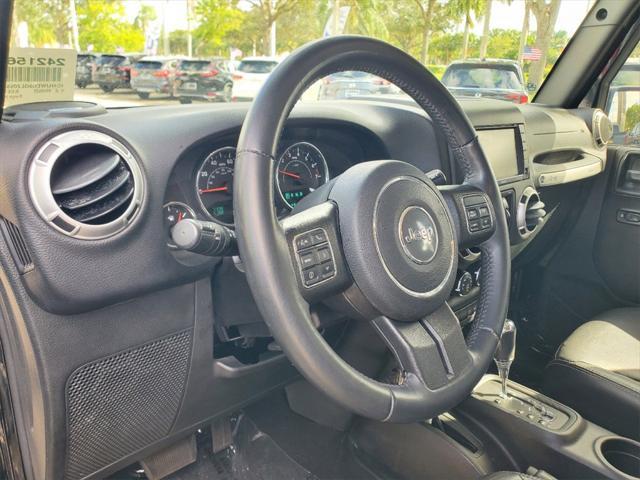 used 2016 Jeep Wrangler Unlimited car, priced at $17,088