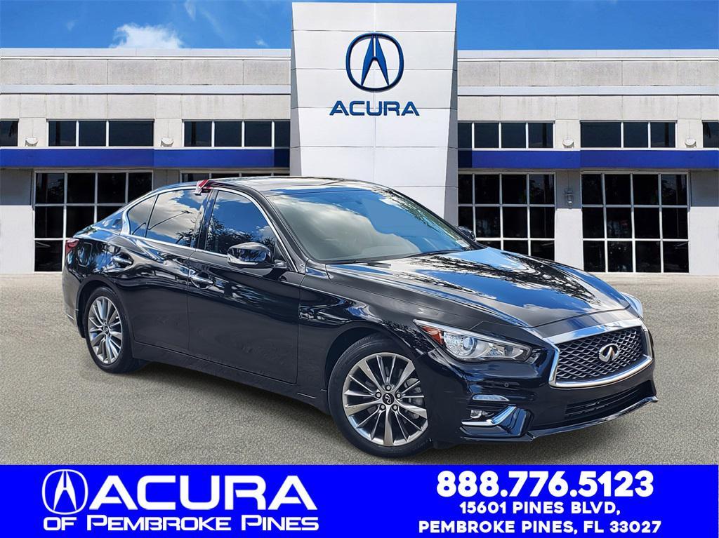 used 2022 INFINITI Q50 car, priced at $24,998