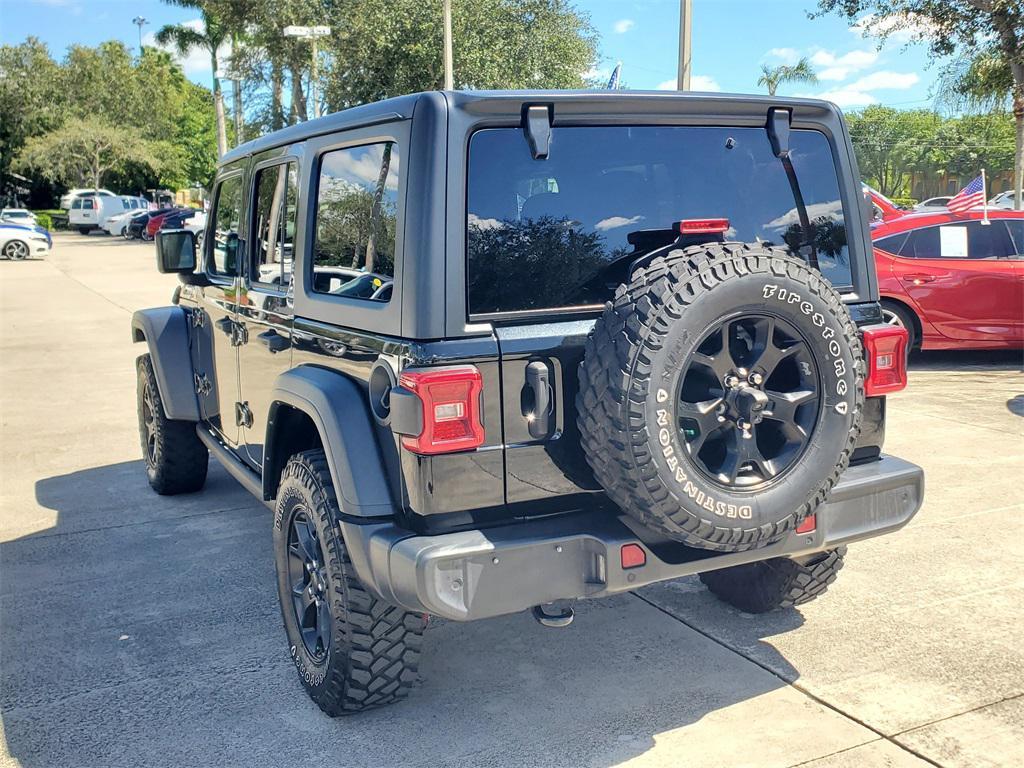 used 2021 Jeep Wrangler car, priced at $25,998