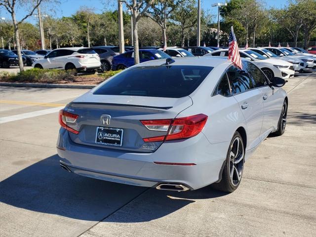 used 2021 Honda Accord car, priced at $23,488