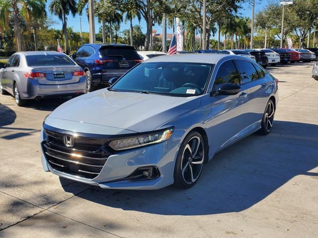 used 2021 Honda Accord car, priced at $23,488