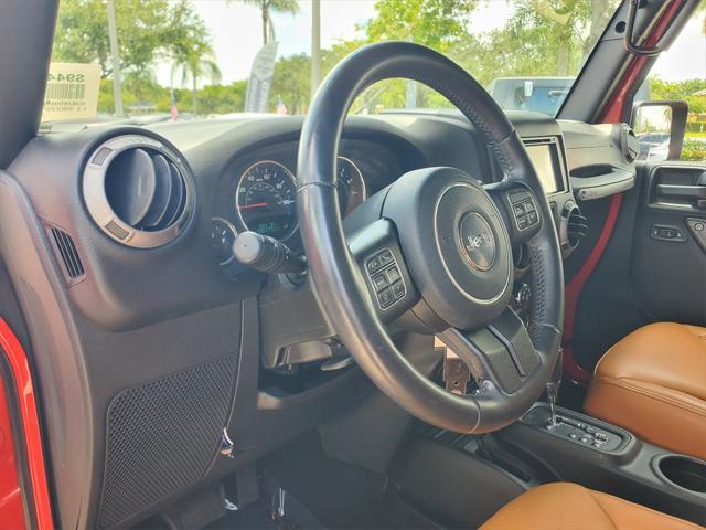 used 2016 Jeep Wrangler Unlimited car, priced at $18,288