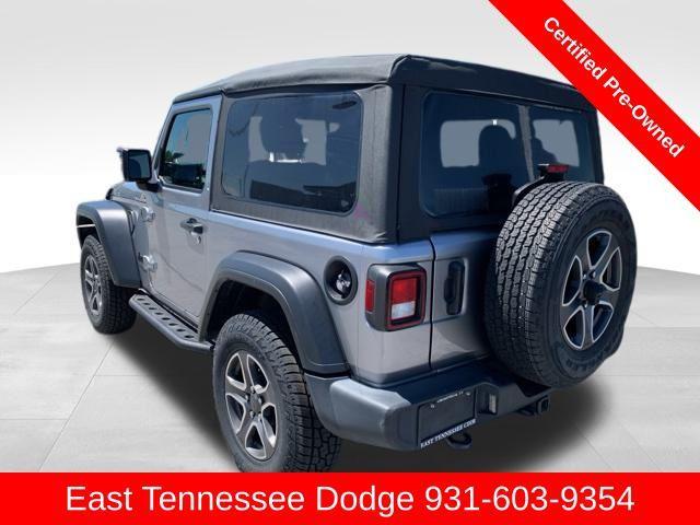 used 2021 Jeep Wrangler car, priced at $27,382