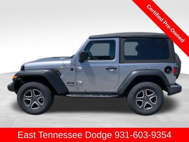used 2021 Jeep Wrangler car, priced at $27,382