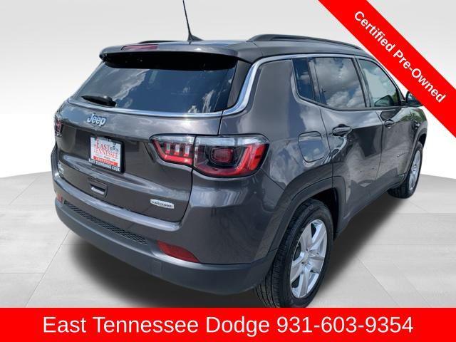 used 2022 Jeep Compass car, priced at $20,447