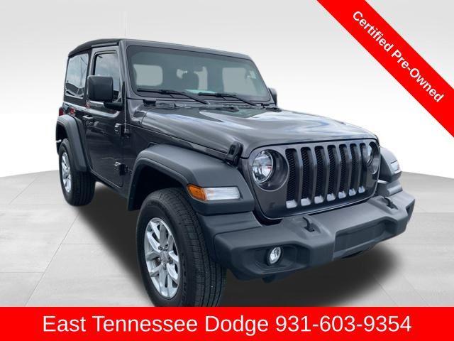 used 2023 Jeep Wrangler car, priced at $30,840