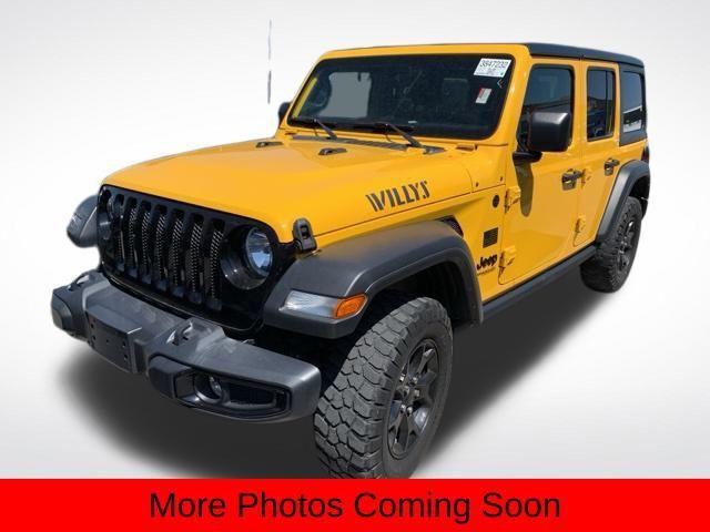 used 2021 Jeep Wrangler Unlimited car, priced at $32,487