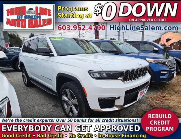 used 2021 Jeep Grand Cherokee L car, priced at $33,995