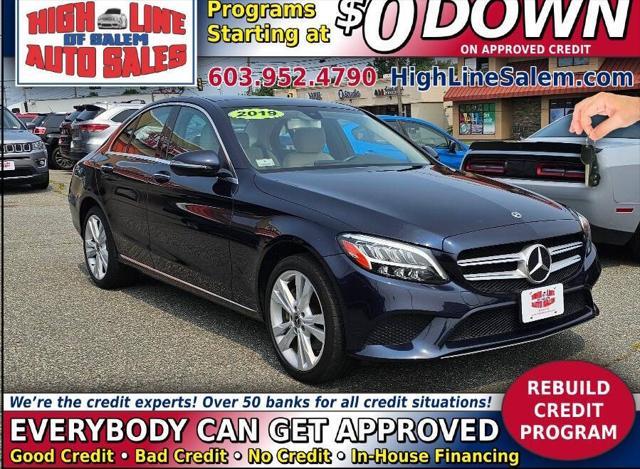 used 2019 Mercedes-Benz C-Class car, priced at $26,995