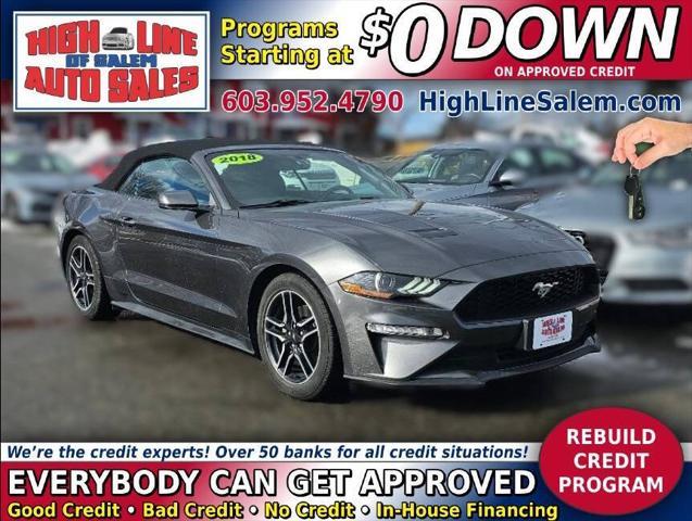 used 2018 Ford Mustang car, priced at $20,995