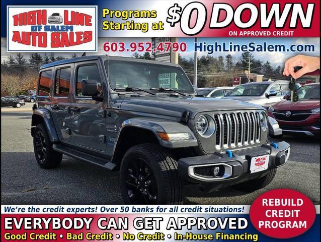 used 2022 Jeep Wrangler Unlimited 4xe car, priced at $36,995