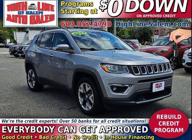 used 2021 Jeep Compass car, priced at $21,995