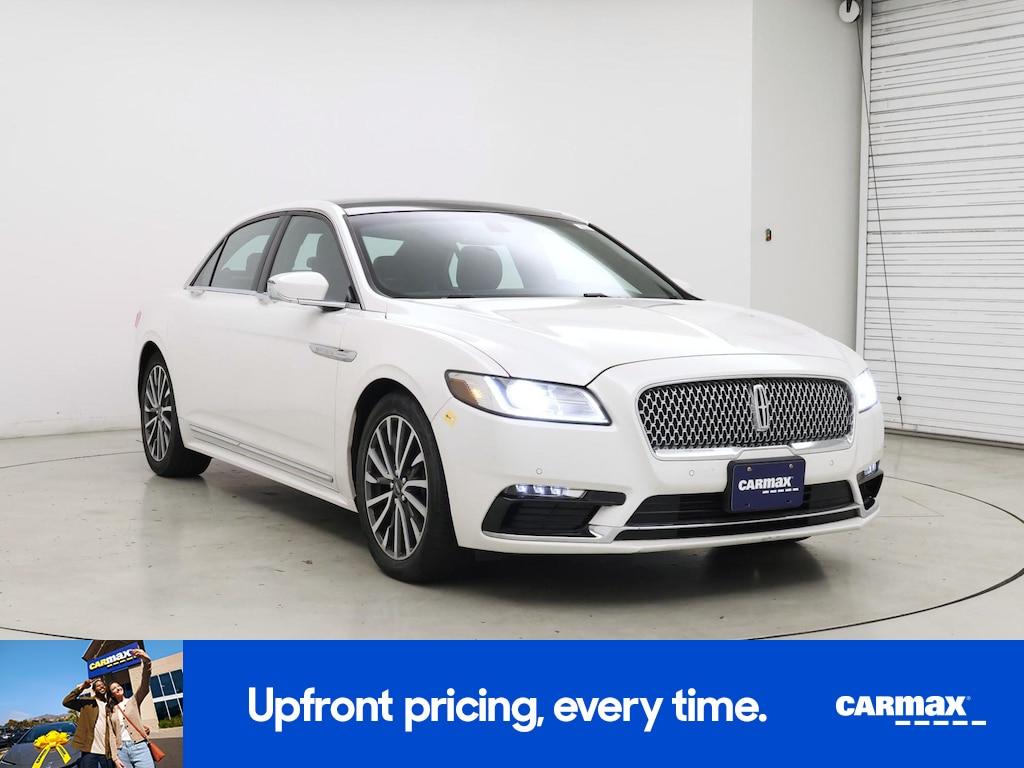 used 2017 Lincoln Continental car, priced at $23,998