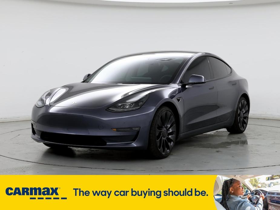 used 2022 Tesla Model 3 car, priced at $35,998