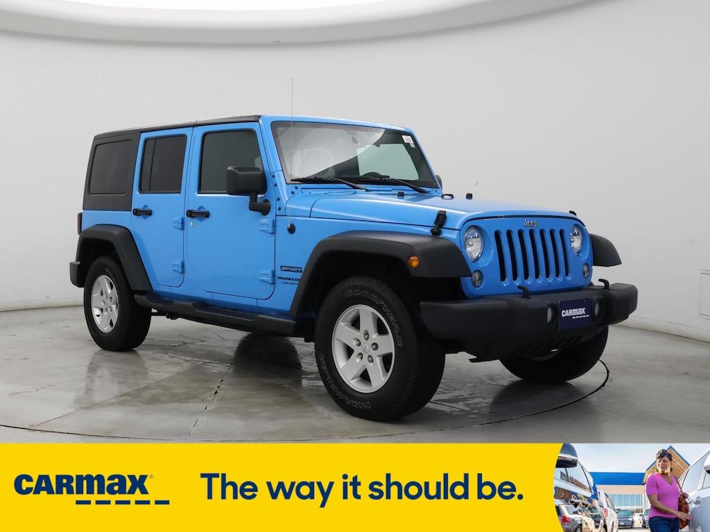 used 2018 Jeep Wrangler car, priced at $20,998