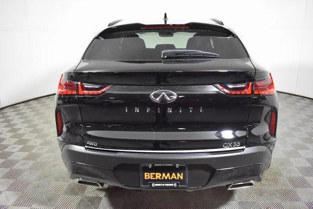 new 2025 INFINITI QX55 car, priced at $47,610