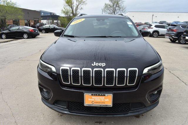 used 2021 Jeep Cherokee car, priced at $22,695