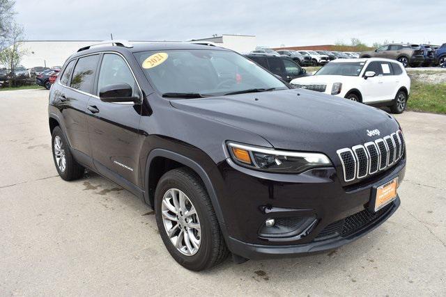 used 2021 Jeep Cherokee car, priced at $22,695