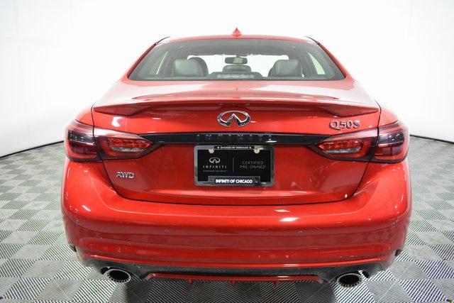 used 2022 INFINITI Q50 car, priced at $38,615