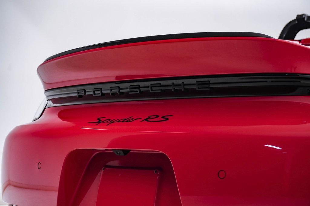 used 2024 Porsche 718 Spyder car, priced at $211,000