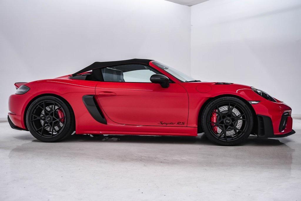 used 2024 Porsche 718 Spyder car, priced at $211,000