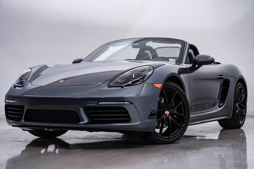 new 2025 Porsche 718 Boxster car, priced at $96,635