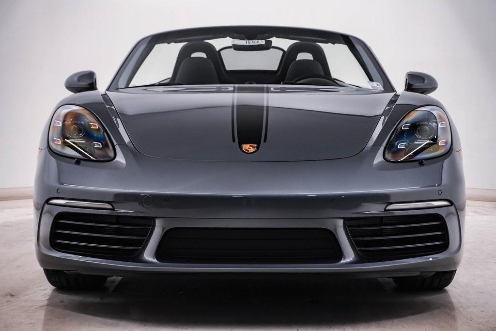new 2025 Porsche 718 Boxster car, priced at $96,635