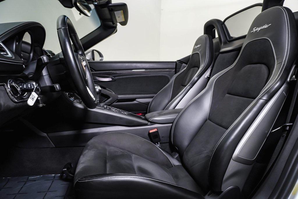 used 2021 Porsche 718 Spyder car, priced at $129,000