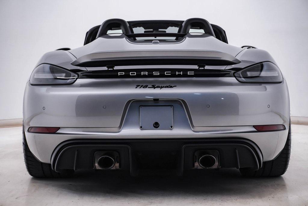 used 2021 Porsche 718 Spyder car, priced at $129,000