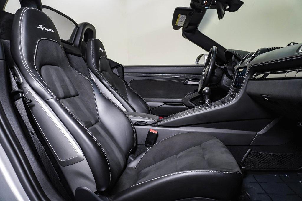 used 2021 Porsche 718 Spyder car, priced at $129,000