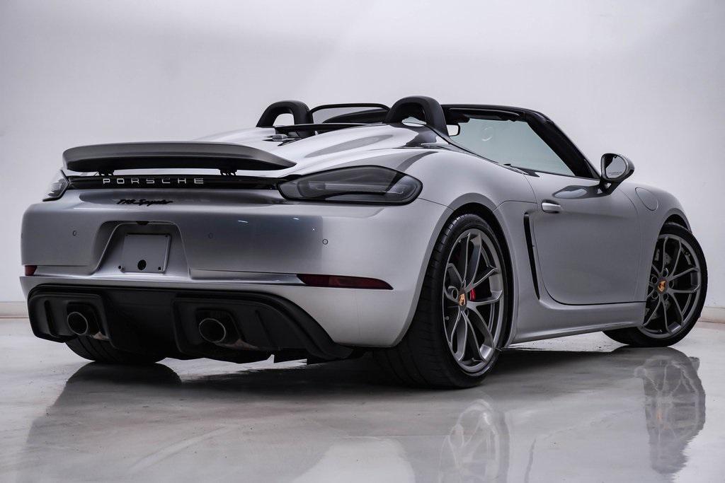 used 2021 Porsche 718 Spyder car, priced at $129,000