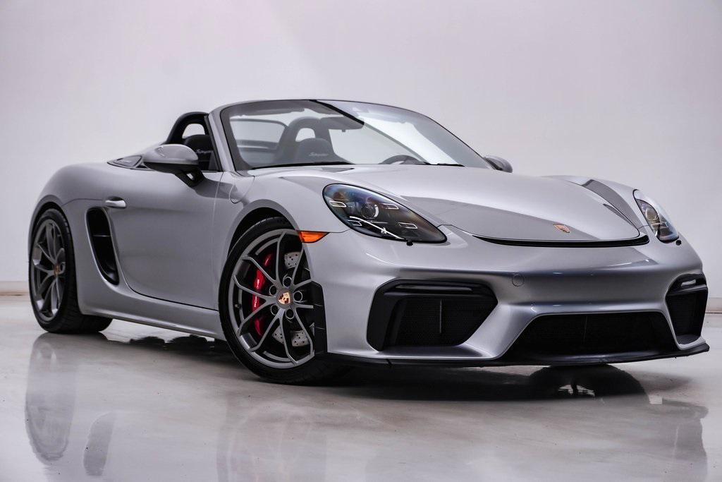 used 2021 Porsche 718 Spyder car, priced at $129,000
