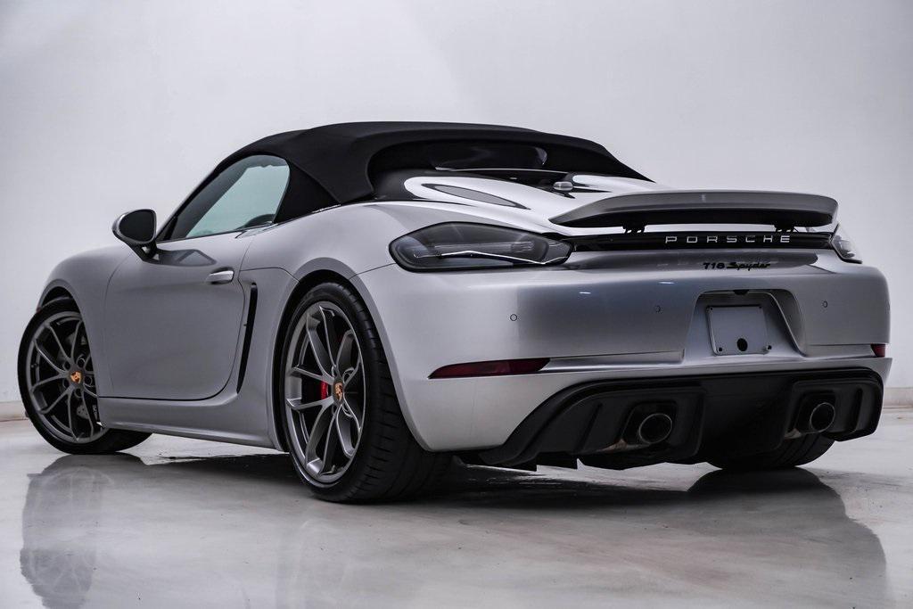 used 2021 Porsche 718 Spyder car, priced at $129,000