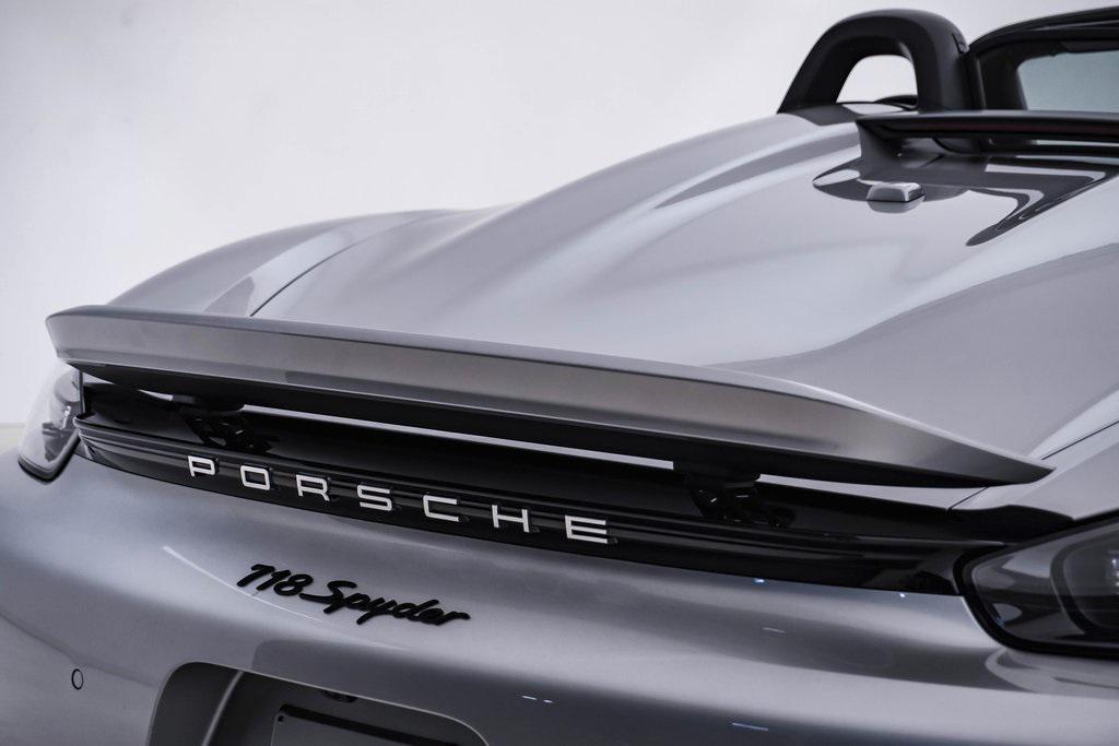 used 2021 Porsche 718 Spyder car, priced at $129,000