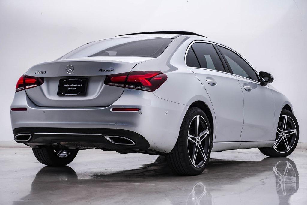 used 2021 Mercedes-Benz A-Class car, priced at $25,000