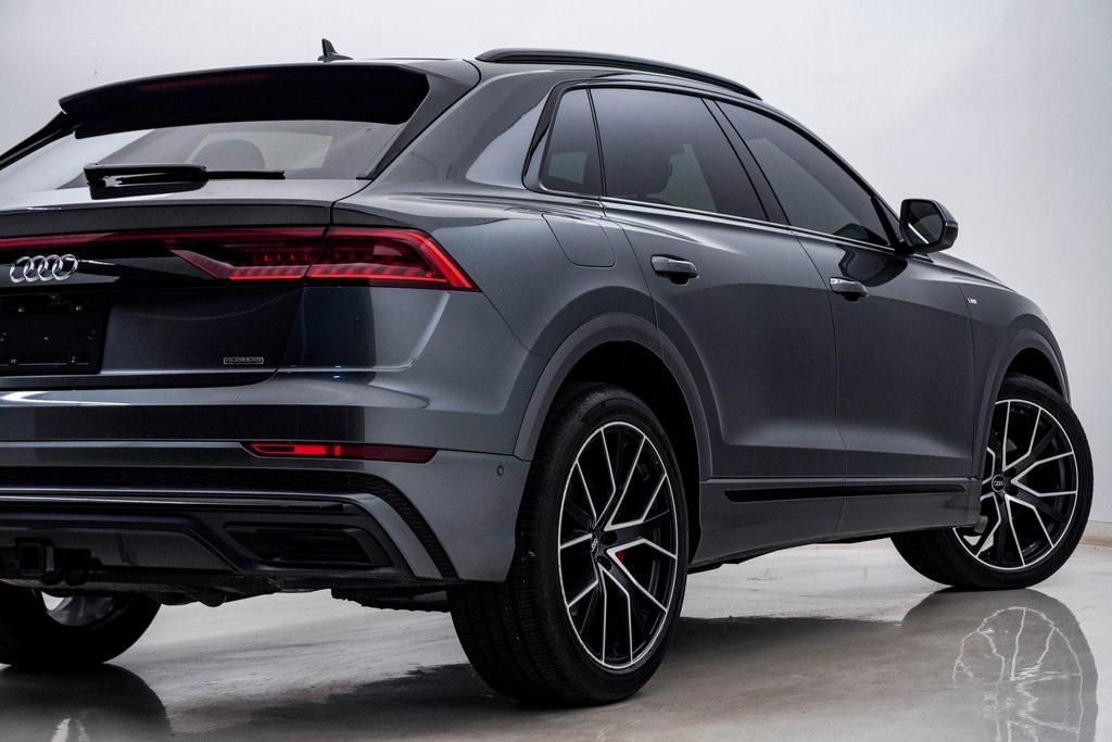 used 2020 Audi Q8 car, priced at $43,000