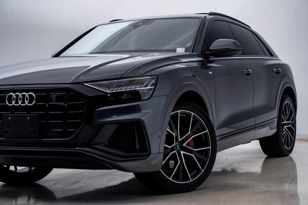 used 2020 Audi Q8 car, priced at $43,000