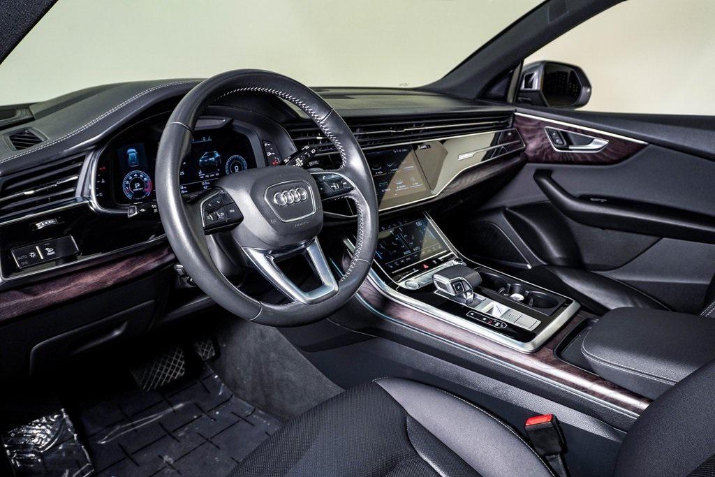 used 2020 Audi Q8 car, priced at $43,000