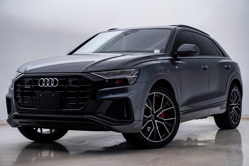 used 2020 Audi Q8 car, priced at $43,000