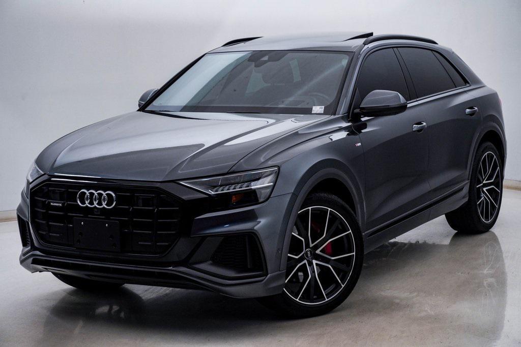 used 2020 Audi Q8 car, priced at $43,000