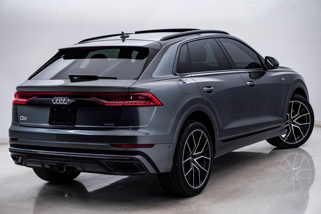 used 2020 Audi Q8 car, priced at $43,000