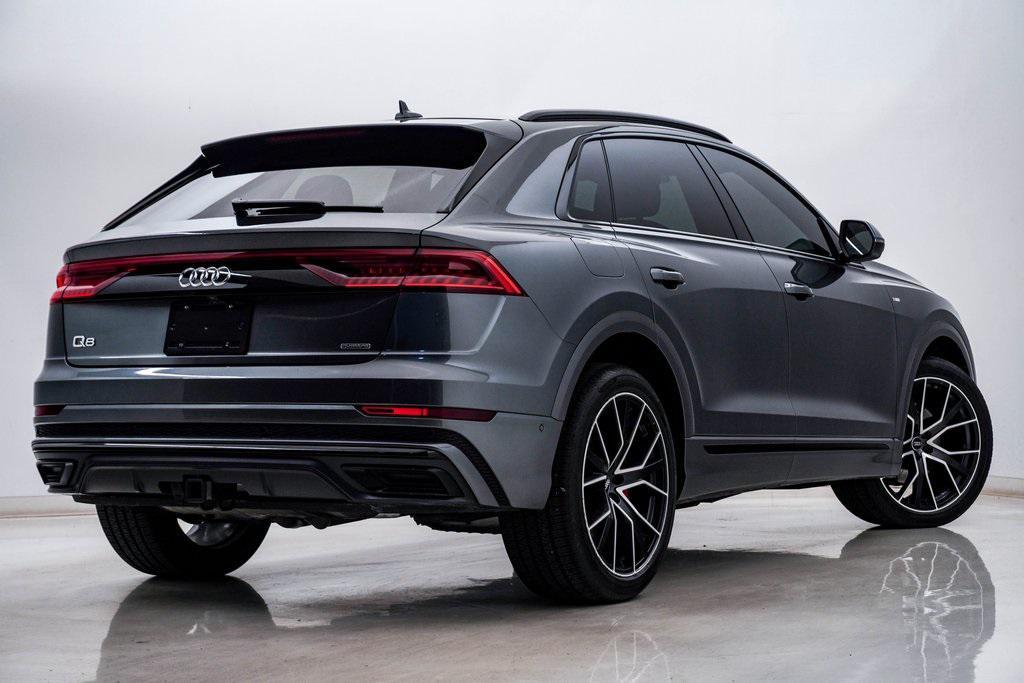 used 2020 Audi Q8 car, priced at $43,000
