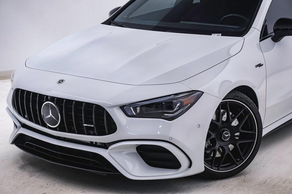 used 2022 Mercedes-Benz AMG CLA 45 car, priced at $55,000