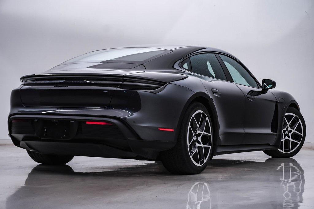 used 2025 Porsche Taycan car, priced at $107,000