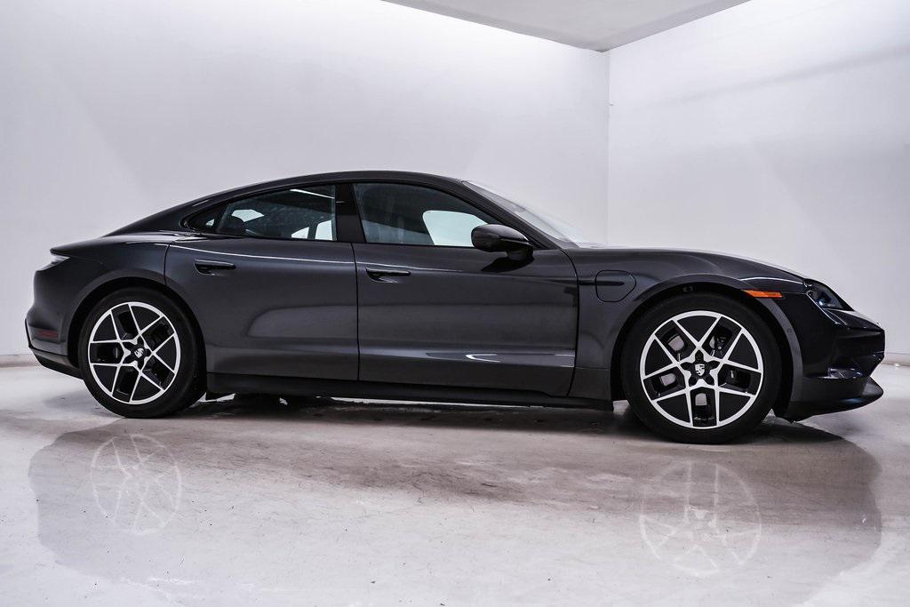 used 2025 Porsche Taycan car, priced at $107,000