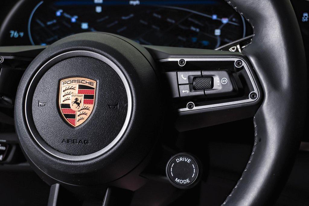 used 2025 Porsche Taycan car, priced at $107,000