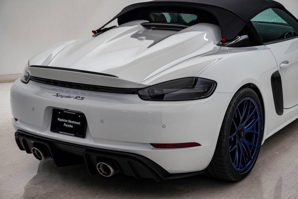 new 2025 Porsche 718 Spyder car, priced at $230,715